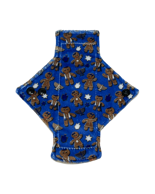 Hanukkah Gingerbread Minky Single Pantyliner