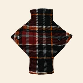 Fall Plaid Single Jersey Pantyliner