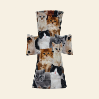 Kittens Minky Single Night/Postpartum Pad - Tree Hugger Cloth Pads