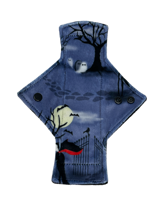 *Discounted* Imperfect Print Placement Dracula Limited Edition Minky Single Heavy Flow Day Pad