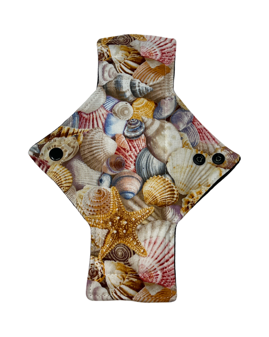 Seashells Cotton Single Light Flow Day Pad