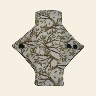 Woodland Owls Cotton Single Pantyliner