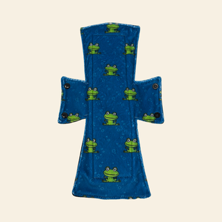 Frogs Minky Single Night/Postpartum Pad