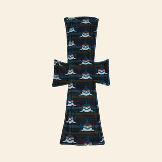 Cool Sharks Minky Single Super Night/Postpartum Pad 16.5"