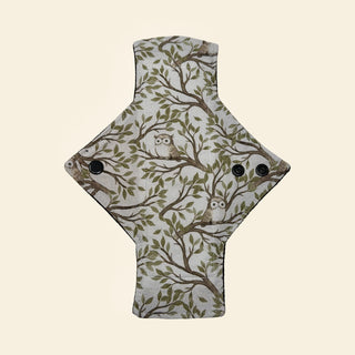 Woodland Owls Cotton Single Light Flow Day Pad