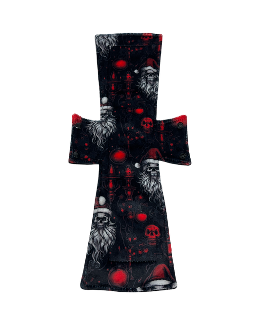 Skull Santa Minky Single Super Night/Postpartum Pad 16.5"