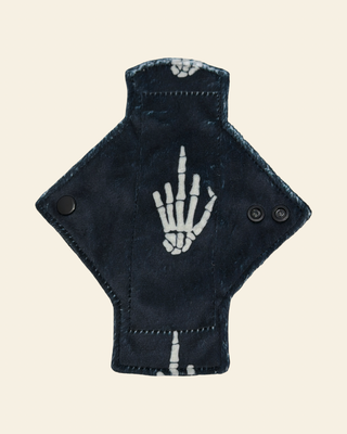 Skeleton Finger Minky Single Pantyliner