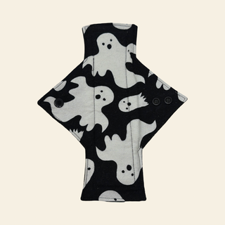 Flannel Glowing Ghosts Cotton Single Heavy Flow Day Pad