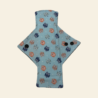 Flannel Little Owls Cotton Single Light Flow Day Pad