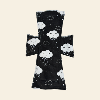 Black Storm Minky Night/Postpartum Pad