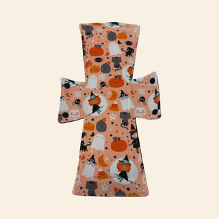 Orange Halloween Jersey Single Night/Postpartum Pad