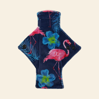 Pink Flamingo Minky Single Heavy Flow Day Pad