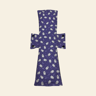 Purple Ghosts Cotton Single Super Night/Postpartum Pad 16.5"
