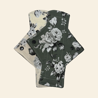 Tea Time Cotton Light Flow Day Pad Set - Tree Hugger Cloth Pads