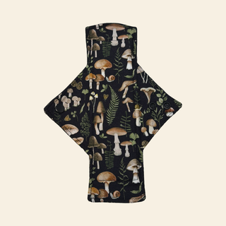 Mushroom Cotton Single Light Flow Day Pad - Tree Hugger Cloth Pads