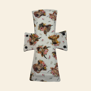 Highland Cows Cotton Single Night/Postpartum Pad