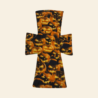 Lit Glowing Pumpkins Cotton Single Night/Postpartum Pad