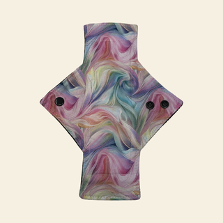 Pastel Swirl Cotton Single Light Flow Day Pad