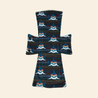 Cool Sharks Minky Single Night/Postpartum Pad