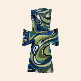 Blue Swirl Jersey Single Night Pad