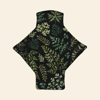 Frilly Ferns Cotton Single Pantyliner - Tree Hugger Cloth Pads