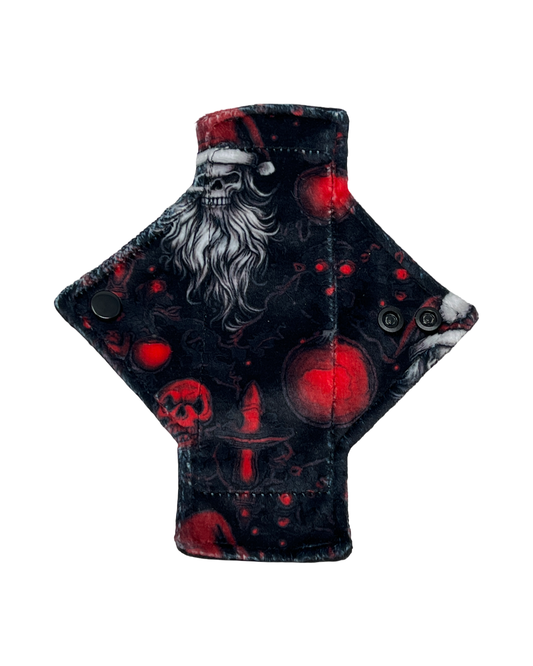 Skull Santa Minky Single Pantyliner