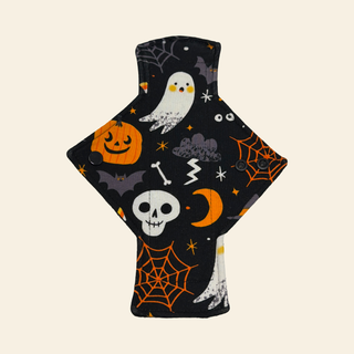Black Halloween Jersey Single Light Flow Day Pad