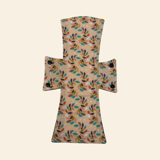 Peach Leaves Cotton Single Night/Postpartum Pad - Tree Hugger Cloth Pads