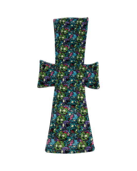 Zombie Brains Limited Edition Minky Single Super Night/Postpartum Pad 16.5"