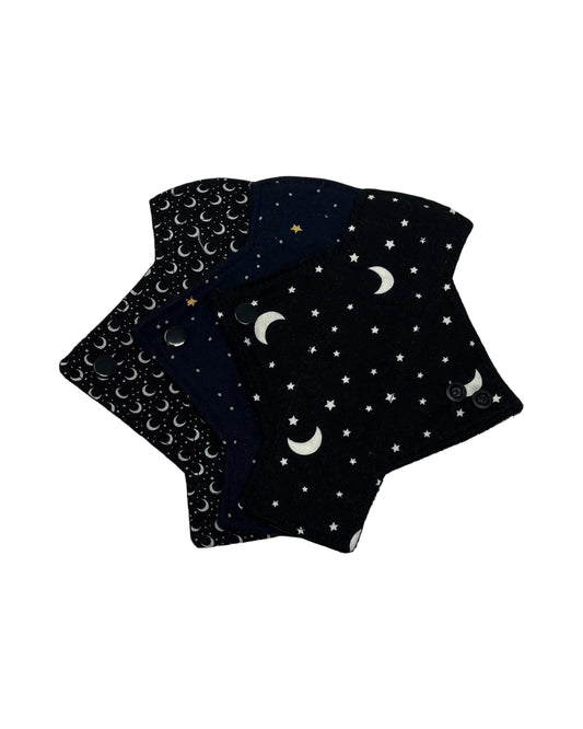 Dark Moon Cotton Pantyliner Set