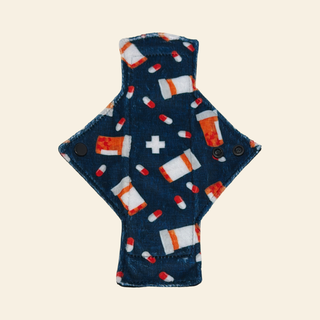 Meds Minky Single Heavy Flow Day Pad - Tree Hugger Cloth Pads