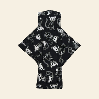 Cat Skeletons Cotton Single Heavy Flow Day Pad