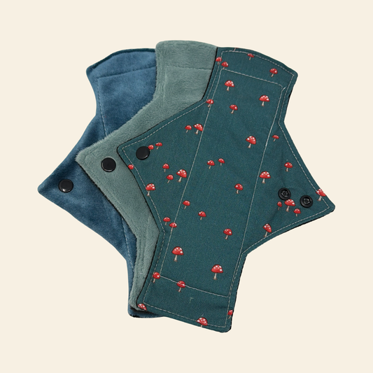 3 Fabric Sampler -Surprise Print Light Flow Pad Set