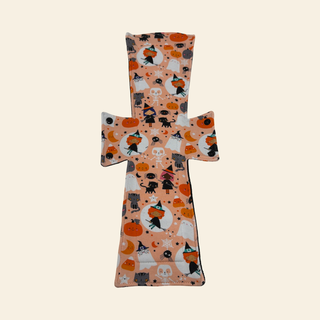 Orange Halloween Jersey Single Super Night/Postpartum Pad 16.5"