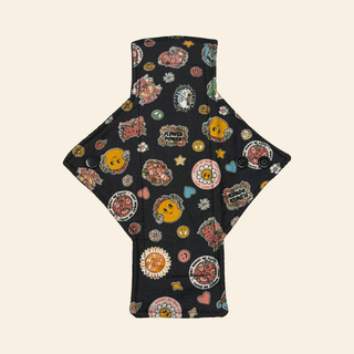 Hippie Stickers Cotton Single Heavy Flow Day Pad