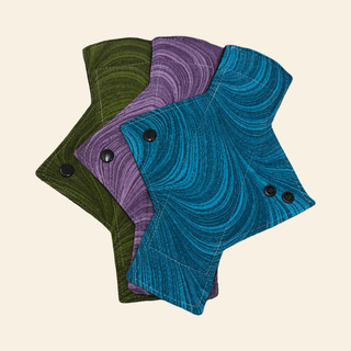 Flannel Waves Cotton Heavy Flow Day Pad Set