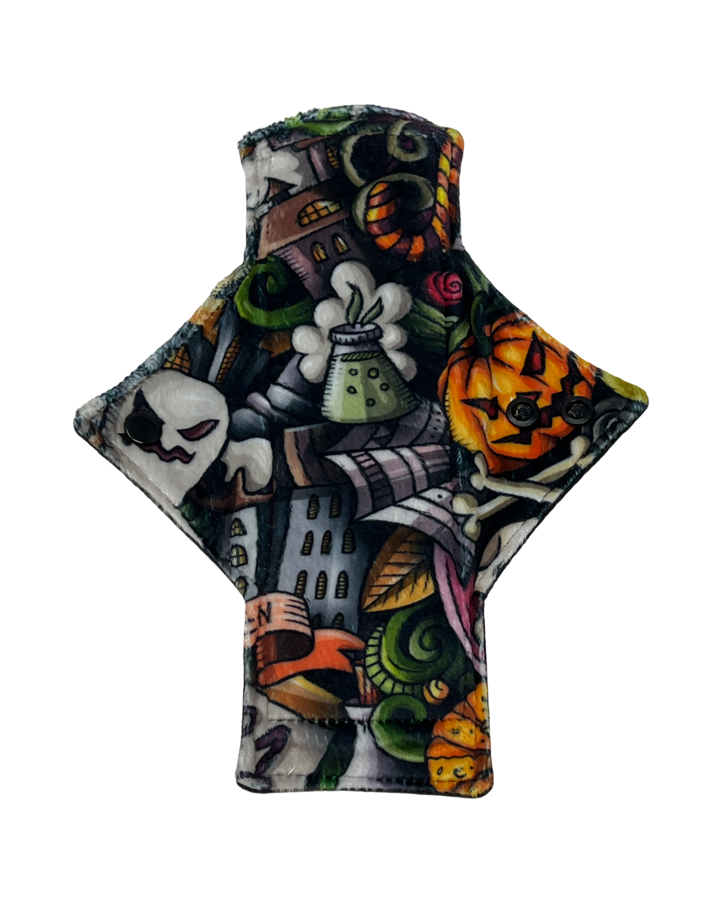 Halloween Overload Minky Single Heavy Flow Day Pad