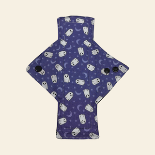 Purple Ghosts Cotton Single Heavy Flow Day Pad