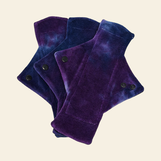 Tie Dye Bamboo Heavy Flow Day Pads x3