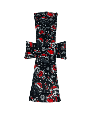 Gothic Christmas Minky Single Super Night/Postpartum Pad 16.5"