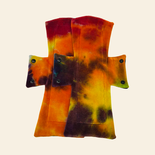 Tie Dye Bamboo Night/Postpartum Pads x2