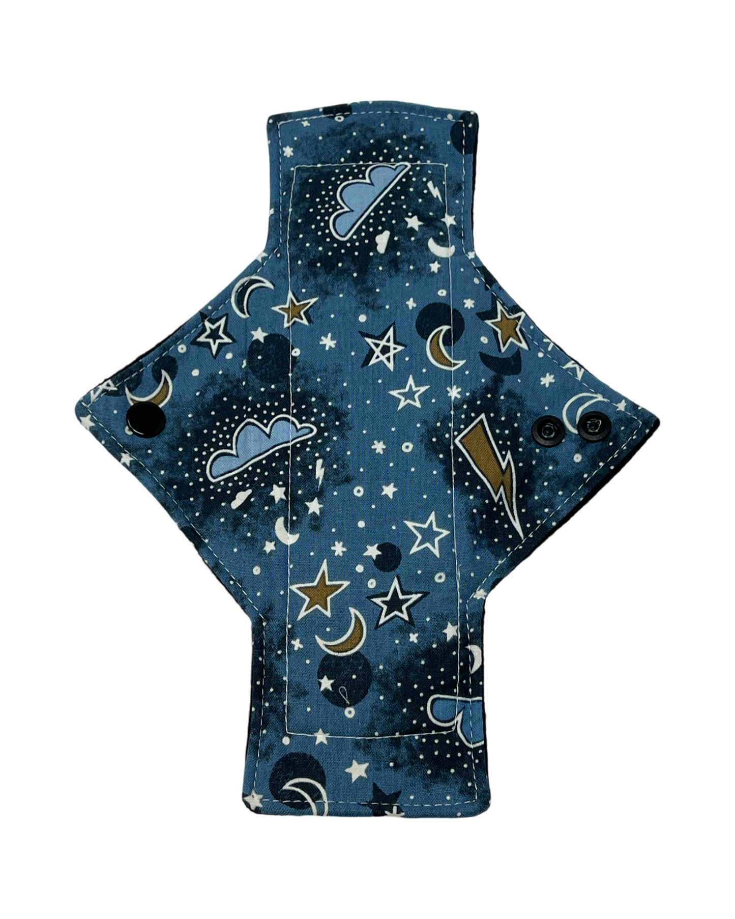 Navy Glowing Cotton Heavy Flow Day Pad Set