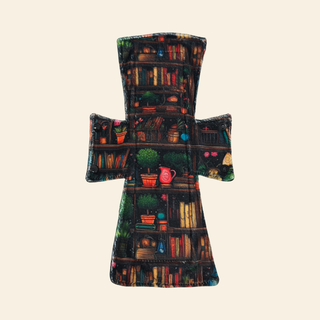 Library Minky Single Night/Postpartum Pad - Tree Hugger Cloth Pads