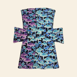 Glowing Mushrooms Cotton Night/Postpartum Pad Set (2)