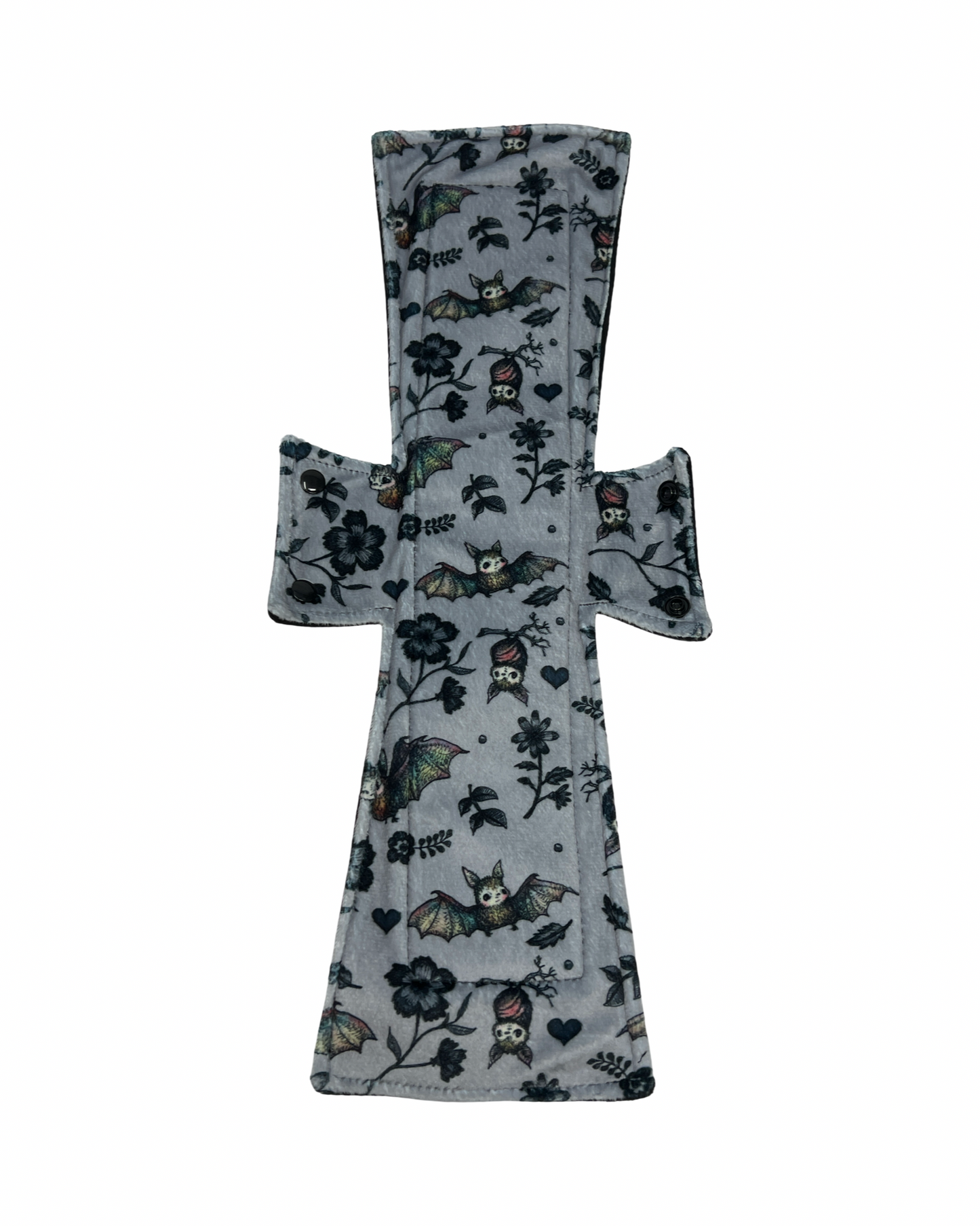 Grey Bats Limited Edition Minky Single Super Night/Postpartum Pad 16.5"
