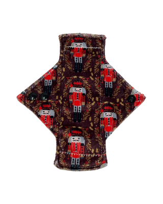 Brown Nutcracker Minky Single Pantyliner