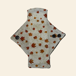 Fall Maple Leaves Cotton Single Pantyliner