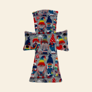 Knitting Rainbow Gnomes Minky Single Night/Postpartum Pad