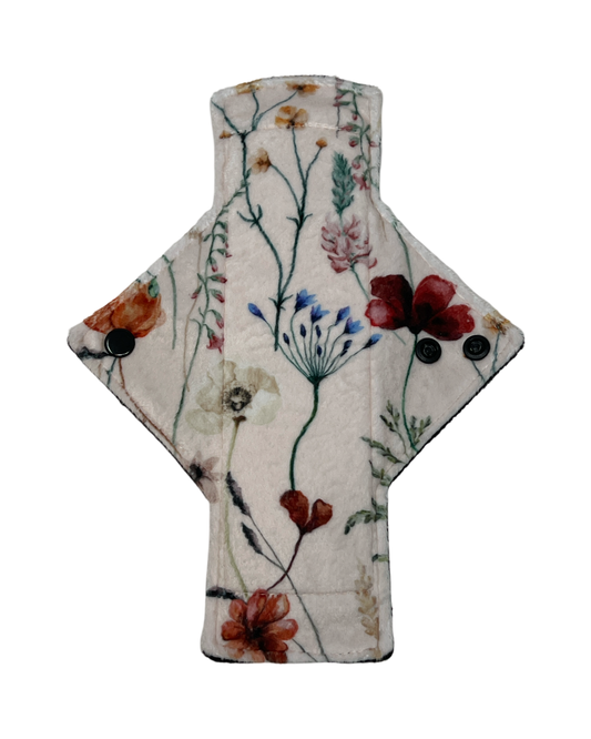 Ivory Wildflowers Limited Edition Minky Light Flow Day Pad