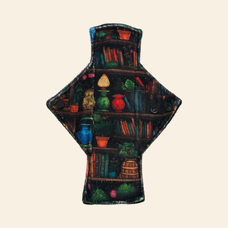 Library Minky Single Heavy Flow Day Pad - Tree Hugger Cloth Pads